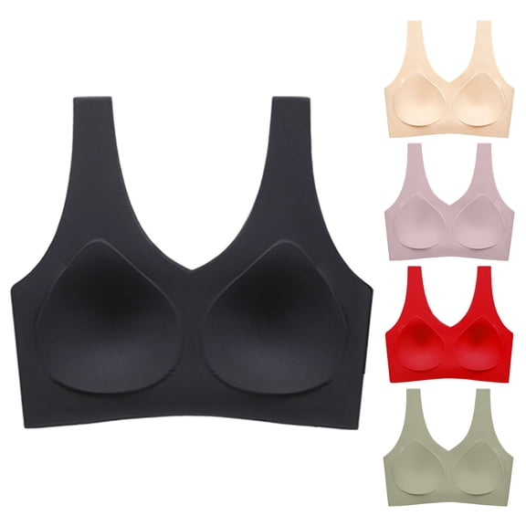 purcolt Seamless Bras for Women No Underwire Wireless Full Coverage Bras Push Up Comfortable Everyday Bra