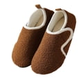 thumbnail image 1 of purcolt Slipper for Women Warm Cozy Socks Slipper Fuzzy House Shoes Non Slip Rubber Sole Soft Lightweight Indoor/Outdoor Slip On Home Shoes, 1 of 4