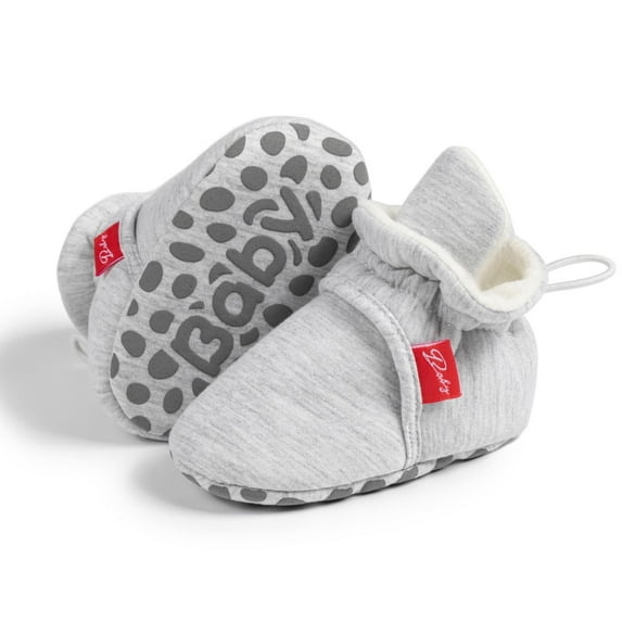 purcolt Unisex Baby Booties Newborn Infant Non Skid Soft Warm Cozy Slippers Stay On Sock Shoes for Girls Boys 0-6, 6-12, 12-18 Months
