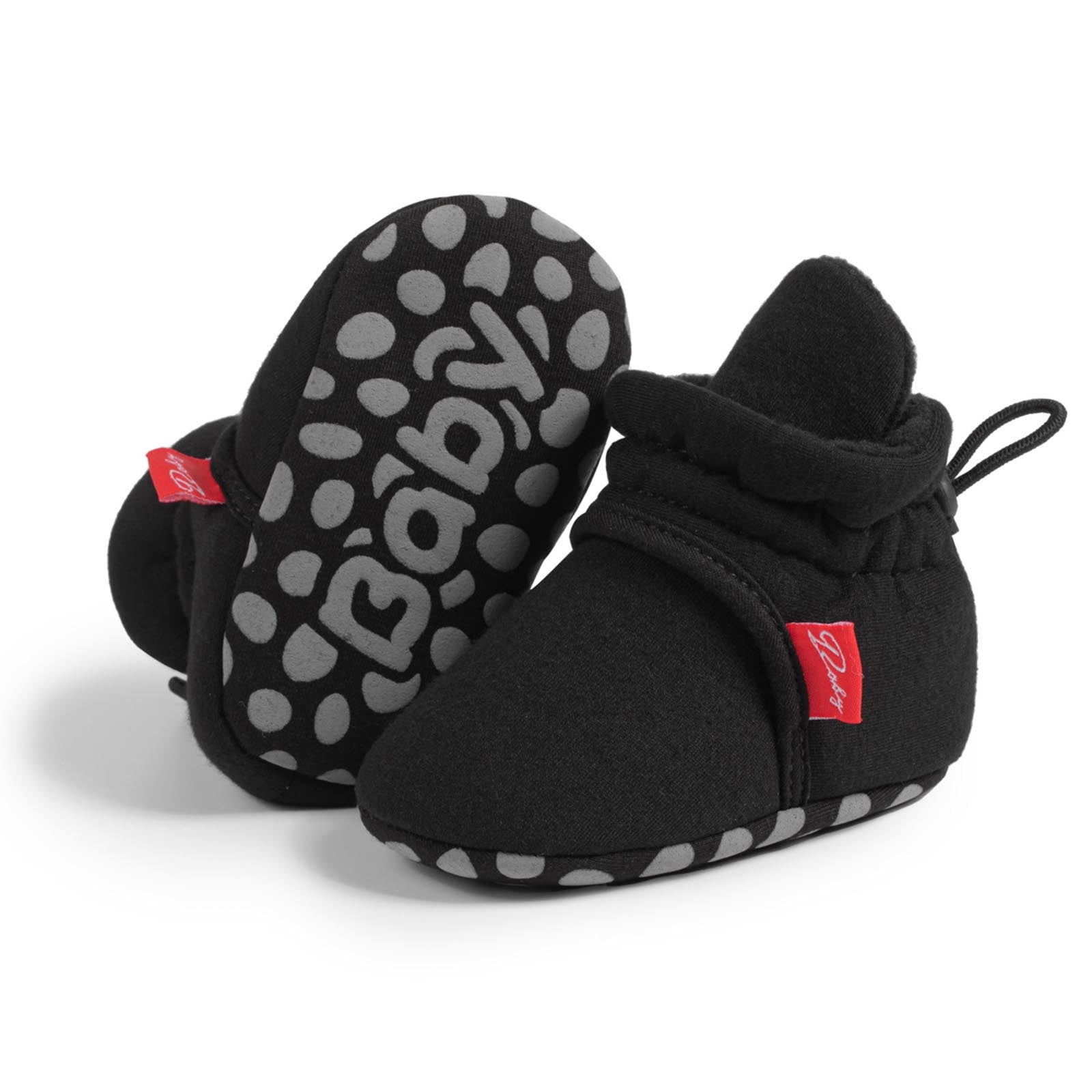 Unisex Baby Booties Newborn Infant Non Skid Soft Warm Cozy Slippers Stay On Sock Shoes for Girls Boys 0-6, 6-12, 12-18 Months