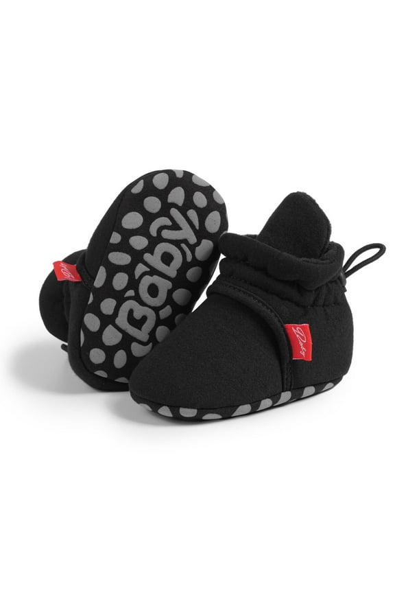 Unisex Baby Booties Newborn Infant Non Skid Soft Warm Cozy Slippers Stay On Sock Shoes for Girls Boys 0-6, 6-12, 12-18 Months