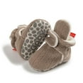thumbnail image 1 of purcolt Unisex Newborn Baby Cotton Booties Winter Warm Fleece Cozy Non-Slip Crib Socks Shoes First Walkers Stay On House Slippers Gripper for Toddler Infant Boys Girls, 1 of 4