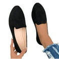 thumbnail image 1 of purcolt Women's Faux Suede Flats Pointed Toe Ballet Flats Breathable Dressy Casual Boat Shoes, 1 of 9
