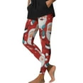 thumbnail image 1 of purcolt Women's Plus Size Christmas Leggings Elastic High Waist Snowflake Reindeer Tree Graphic Xmas Printed Holiday Workout Yoga Pants, 1 of 9