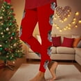 thumbnail image 1 of purcolt Women's Plus Size Christmas Leggings Elastic High Waisted Funny Reindeer Christmas Print Leggings Holiday Workout Yoga Pants, 1 of 9