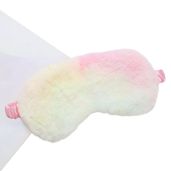 purcolt Women's Plush Sleep Mask Soft Sleeping Mask Warm Comfortable Eye Cover Travel Night Eyeshade for Nap Sleep