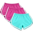 thumbnail image 1 of Purcolt Women's Running Shorts Elastic Waist Comfort Athletic Sports Workout Gym Running Sweat Shorts, Pack of 3, 1 of 7