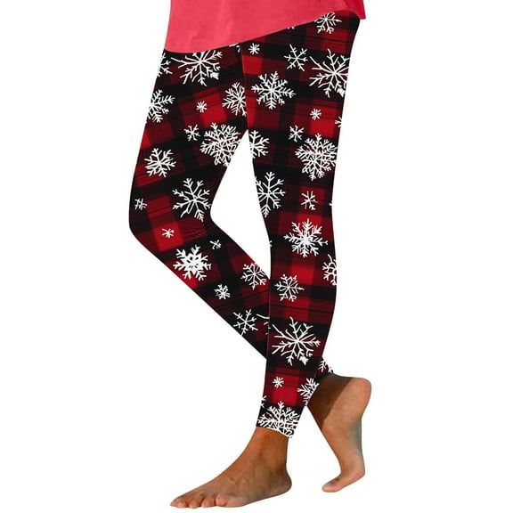 purcolt Women's Ugly Christmas High Waisted Leggings Xmas Printed Ankle Length No See Buttery Soft Yoga Pants for Workout Athletic Running