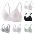thumbnail image 1 of purcolt Women's Underwire Bras Minimizing Full Coverage Supportive Bralette Casual Comfort Breathable Soft T-Shirt Sports Bras, 1 of 5