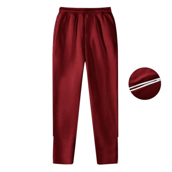 purcolt Womens Baggy Sweatpants, Straight Wide Leg Elastic Waist Joggers Pants Workout Casual Trousers, Side Zipper Hem