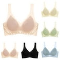 thumbnail image 1 of purcolt Womens Comfort Ice Silk Bras Seamless Wireless Push Up Supportive Bralettes No Underwire Smoothing Full Coverage Everyday Bra, 1 of 9