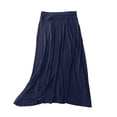 thumbnail image 1 of purcolt Womens Lightweight Soft Modal Skirt High Waisetd Casual Long Skirt, 1 of 3