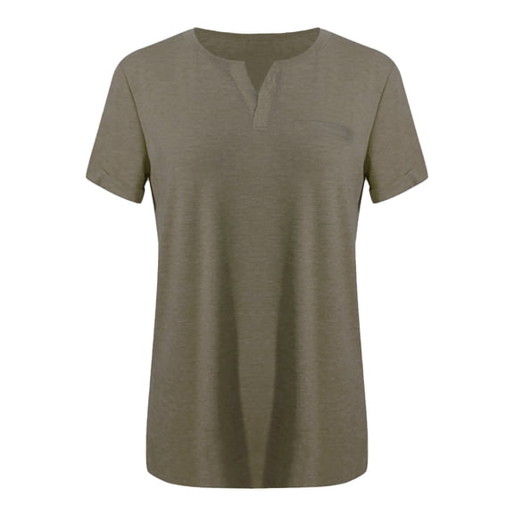 purcolt Womens Plus Size Tops V Neck Short Sleeve Fashion Curved Hem T Shirts Casual Loose Fit Summer Tops, L-5XL