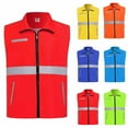thumbnail image 1 of purcolt Womens Reflective Safety Vests Sleeveless High Visibility Construction Work Vest with Pockets and Zipper, 1 of 5