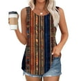 thumbnail image 1 of purcolt Womens Summer Vintage Tank Tops Casual Sleeveless T Shirt Crew Neck Loose Fit Tunic Tops, 1 of 6