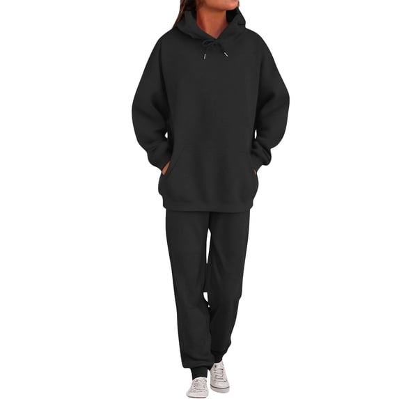 purcolt Womens Sweatsuits 2 Piece Lounge Set Casual Long Sleeve Oversized Sweatshirt and Baggy Sweatpants Fall Winter Tracksuits with Pockets