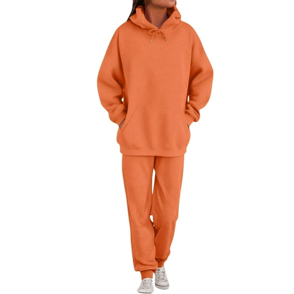 purcolt Womens Sweatsuits 2 Piece Lounge Set Casual Long Sleeve Oversized Sweatshirt and Baggy Sweatpants Fall Winter Tracksuits with Pockets