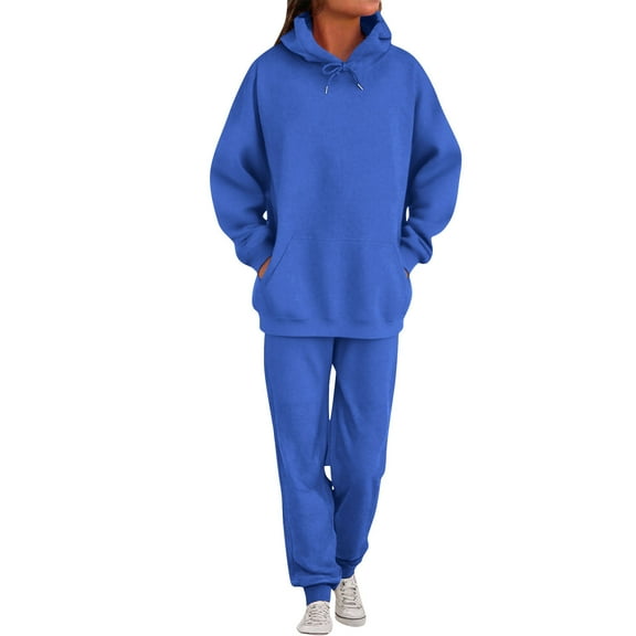purcolt Womens Sweatsuits 2 Piece Lounge Set Casual Long Sleeve Oversized Sweatshirt and Baggy Sweatpants Fall Winter Tracksuits with Pockets