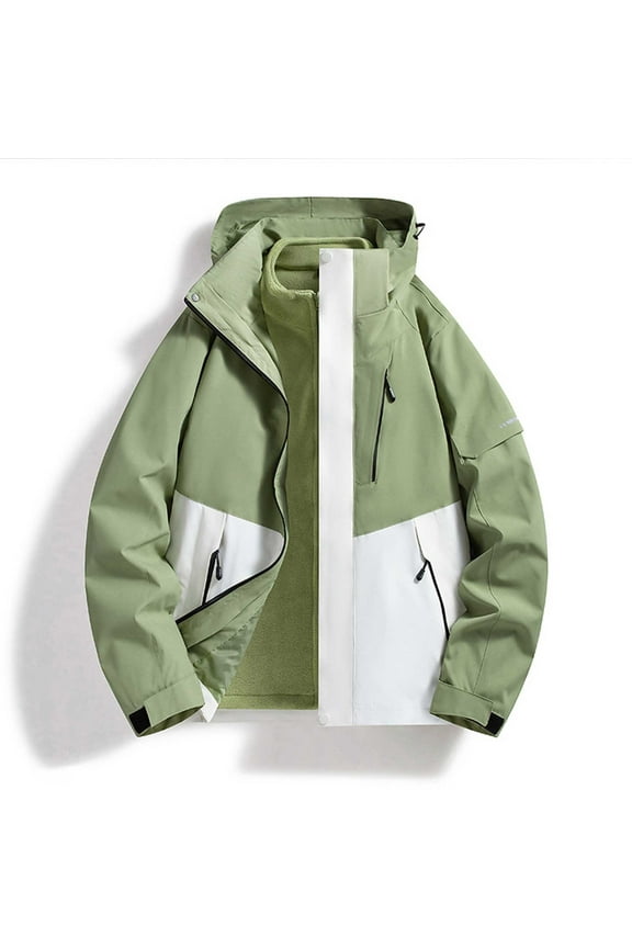 Womens Waterproof Ski Jacket 3-in-1 Windbreaker Warm Winter Fleece Lined Coat Snow Outdoor Hiking Snowboarding Rain Jacket