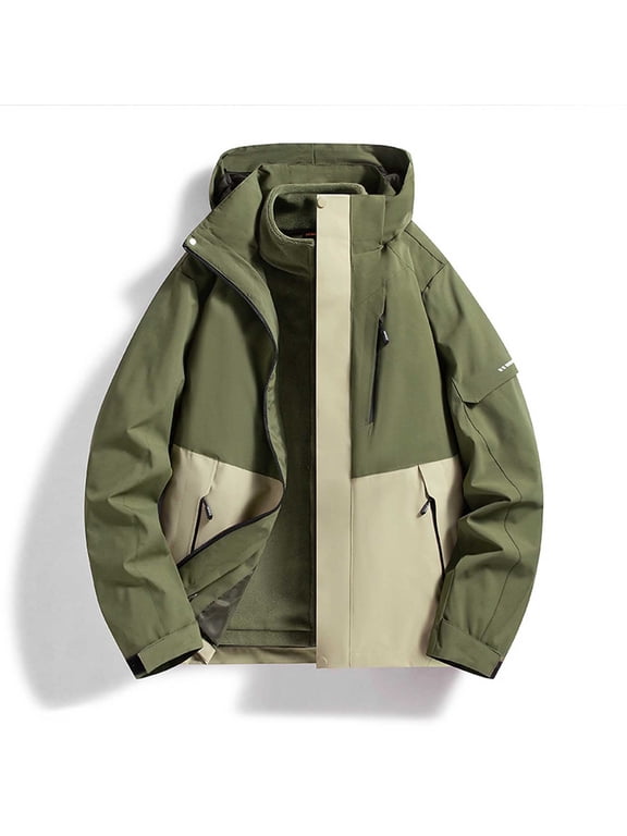Womens Waterproof Ski Jacket 3-in-1 Windbreaker Warm Winter Fleece Lined Coat Snow Outdoor Hiking Snowboarding Rain Jacket