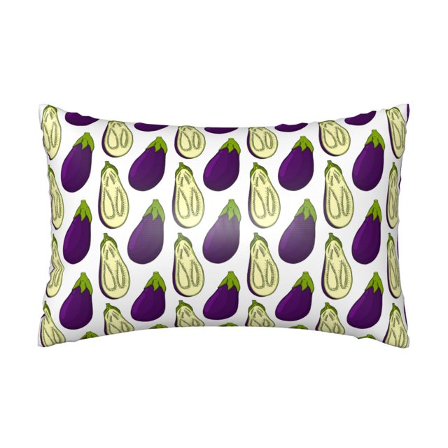purple Eggplant Satin Pillowcase for Hair and Skin, Similar to Silk