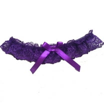 purple Garter Belt for Bride Wedding Garter Lace Bridal Garter Party Leg Thigh Garters for Women