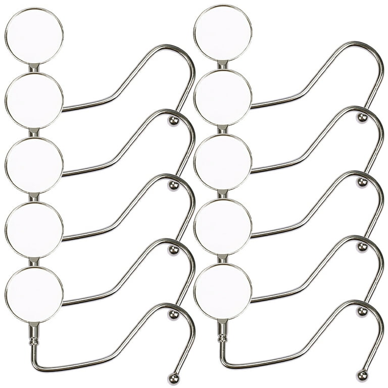 10pcs Purse Hook Hanger Purse Table Hook Holder Bag Hanger Table Hook For  Table Desk