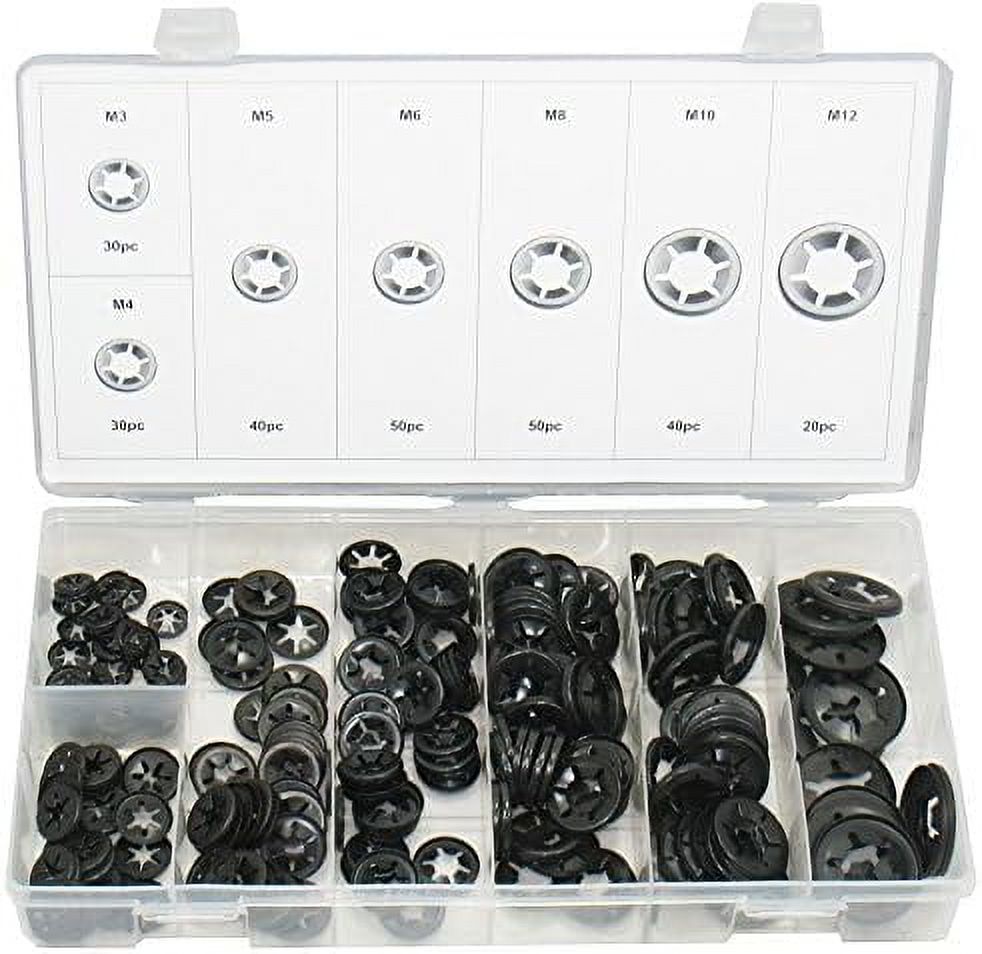 push nut/star lock washer assortment