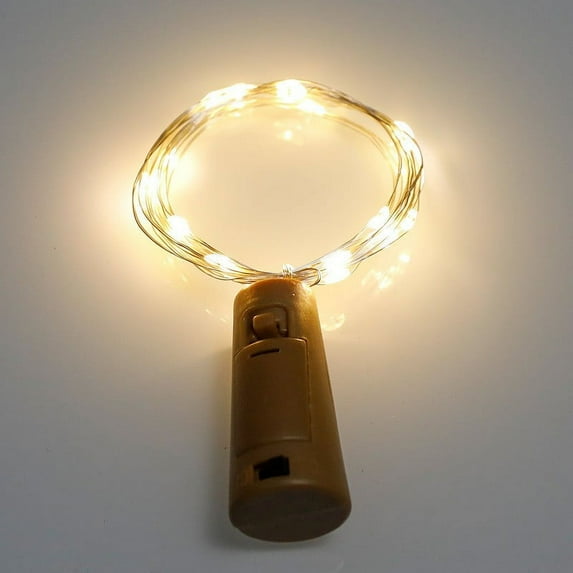 putnchl 12 Pack LED Wine Bottle Lights With Cork Copper Wire Lights DIY Christmas Halloween Wedding Party