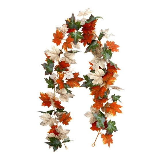 putnchl Hanging Decorations, Artificial Maple Leaves And Vines, Halloween Artificial Green Plants, Festival Decorations, Artificial Maple Leaves.