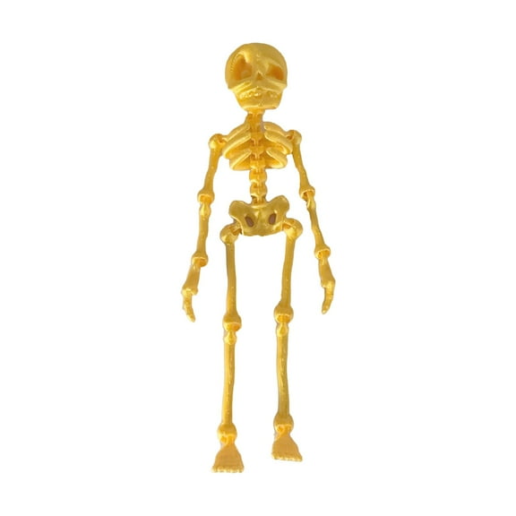 putnchl 3D Printed Skeleton Human Joint Movable Children's Halloween Toy Creative Refrigerator Magnet