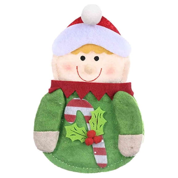 putnchl 4PCS Christmas Penguin Girl And Fork Set