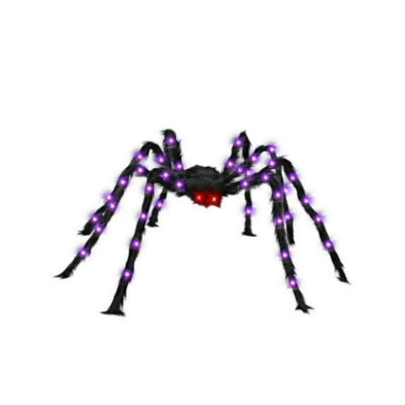 putnchl 7in Jumbos Halloween Light Up Spider Scary Giant Spider For Indoor Outdoor Halloween Spider Decorations Party Favors Yard Home House Décor Multicolor