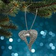 thumbnail image 1 of putnchl Angel Memorial Ornament Christmas Ornaments Memorial Ornaments For Loss Of Loved One Personalize A Piece Of My Heart, 1 of 3