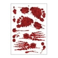 thumbnail image 1 of putnchl Blood Prints Decor Halloween Wall Sticker Home DIY Decals For Window, 1 of 2