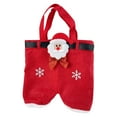 thumbnail image 1 of putnchl Bow Decoration Christmas Pants Claus Pants Gift Bag Candy Bag Gift Bag Children's Holiday Snack Bag Gift Bag, 1 of 5