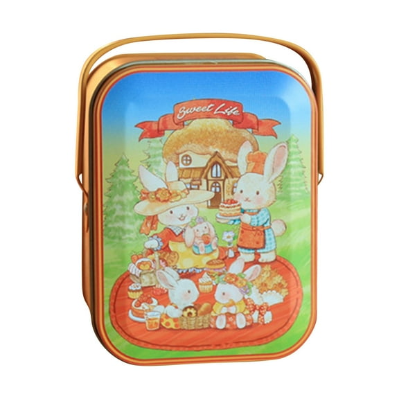 putnchl Christmas Biscuits Tin, Pastrys Tin, Empty Tin With Lid, Storage Jar, Metal Box, Gift Tin, Cookie Box, Candy Container, Storage Boxes