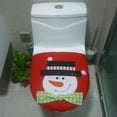 thumbnail image 1 of putnchl Christmas Decoration Christmas Snowman Lid Single Toilet Cover, 1 of 3
