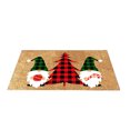 thumbnail image 1 of putnchl Christmas Decorative Doormat Xmas Welcome Christmas Gnome Mat Non Slip And Washable Winter Doormat Rubber Back Santa Snowflakes Door Mat For Indoor Outdoor, 1 of 3