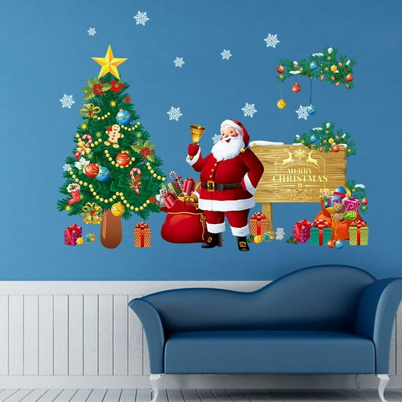 putnchl Christmas Letter Decor Removable Wall Sticker Bedroom Art Decal DIY