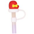 thumbnail image 1 of putnchl Christmas Limited Straw Covers For Straw - 2 Size 8mm & 10mm Silicone Straw Toppers For Tumblers, Cute 3D Straw Stopper For Glass Straw Reusable Straws, 1 of 2