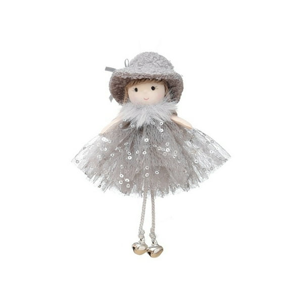 putnchl Christmas Ornaments Angel Sequin Skirt Doll Pendant Christmas Decorations Set Christmas Tree Decor Hanging Ornament For Xmas Home Party Holiday Decorative