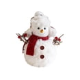 thumbnail image 1 of putnchl Christmas Ornaments Christmas Round Hat Snowmen Dolls Xmas Decoration Merry Christma Decoration, 1 of 3