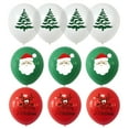 thumbnail image 1 of putnchl Christmas Party Balloons 15 Inch Red And Green Latex Christmas Balloons Merry Xmas Style For Christmas Decoration, 1 of 3