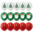 thumbnail image 1 of putnchl Christmas Party Balloons 15 Inch Red And Green Latex Christmas Balloons Merry Xmas Style For Christmas Decoration, 1 of 3