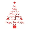 thumbnail image 1 of putnchl Christmas Tree Wall Stickers Letter Vinyl Wall Decal Creative Wall Sticker Removable Art Wall Paper For Bedroom Living Room, 1 of 5