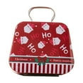 thumbnail image 1 of putnchl Creative Round Christmas Cookie Tins With Lids Tinplate Candy Box Tinplate Candy Container Lidded Portable Candy Box, 1 of 5