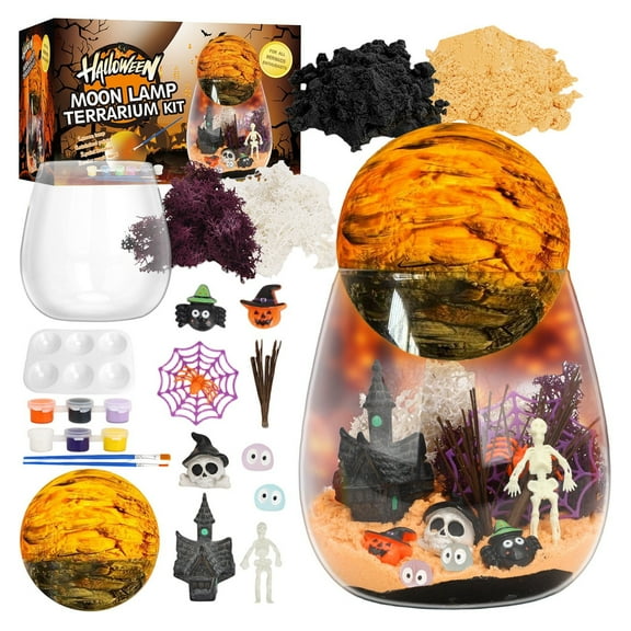 putnchl DIY 3D Moon Night Lights, Art And Handicrafts, Halloween And Easter Gifts For Children Aged 8-12