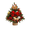 thumbnail image 1 of putnchl Desktop Christmas Tree, 18'' Table Top Christmas Tree With Wooden Base, Prelit Christmas Tree With Decorations For Indoor, 1 of 4