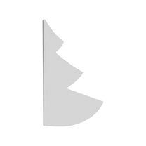 putnchl Fabric Christmas Tree Sewing Template Handmade Christmas Tree Quilting Set Pattern Template DIY Xmas Decor